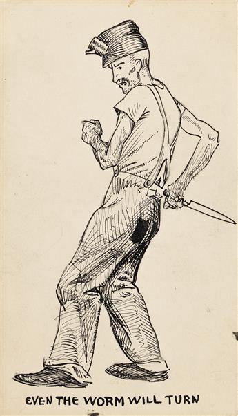 EDWARD HOPPER (1882 - 1967) Even the Worm Will Turn.                                                                                             